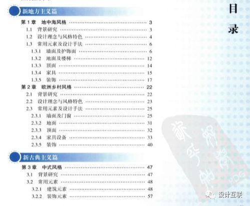 室内设计风格图文速查指南 百变之美，尽在掌握